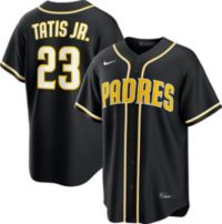 Nike Men's San Diego Padres Black Fernando Tatis Jr. #23 Carbon
