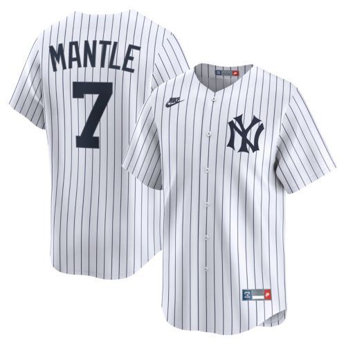 Nike Men's New York Yankees Babe Ruth #3 White Cooperstown Limited