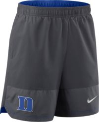 Nike Men's Duke Blue Devils Grey Dri-Fit Woven Shorts | Dick's Sporting ...