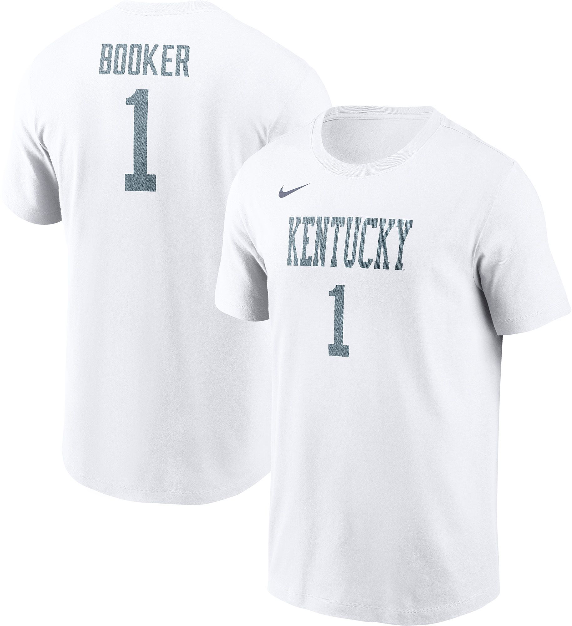 Nike Men's Kentucky Wildcats Devin Booker #1 White Alternate T-Shirt product image