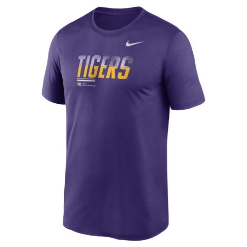 Nike Men's LSU Tigers Court Purple Just Different Legend T-Shirt