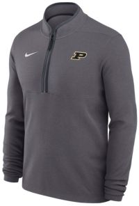 Nike Men's Purdue Boilermakers Grey Dri-FIT Victory 1/4 Zip