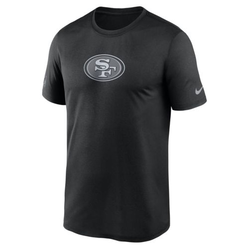 Nike Men's San Francisco 49ers Black Legend Wordmark Long Sleeve