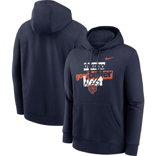 Nike Men's Chicago Bears Marine Logo Pullover Hoodie | Dick's