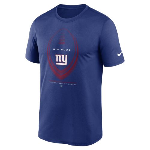 Nike Men's New York Giants Blue Carrier Velocity T-Shirt | Dick's