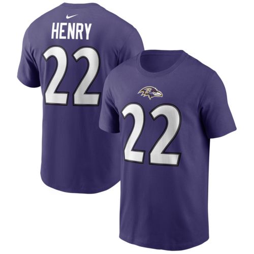 Nike Men's Baltimore Ravens Black Zay Flowers #4 Alternate T-Shirt