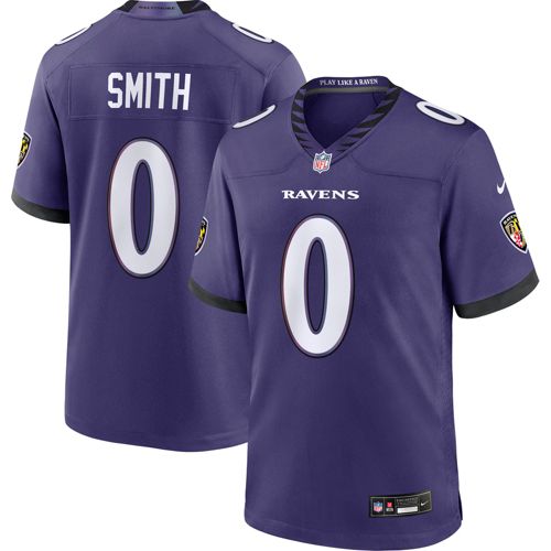 Nike Men's Baltimore Ravens Lamar Jackson #8 White Road Game
