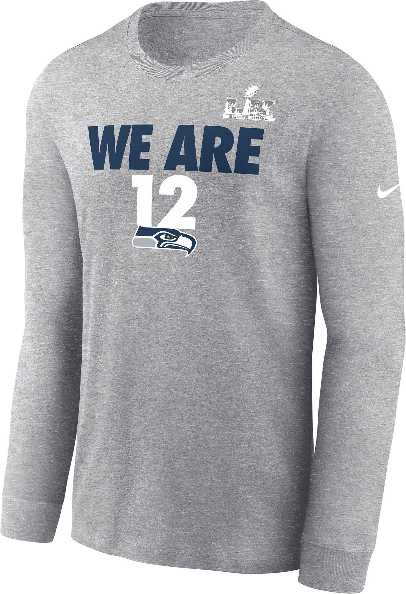 Nike Men's 2025-26 NFC Champions Seattle Seahawks Local Long Sleeve Shirt product image