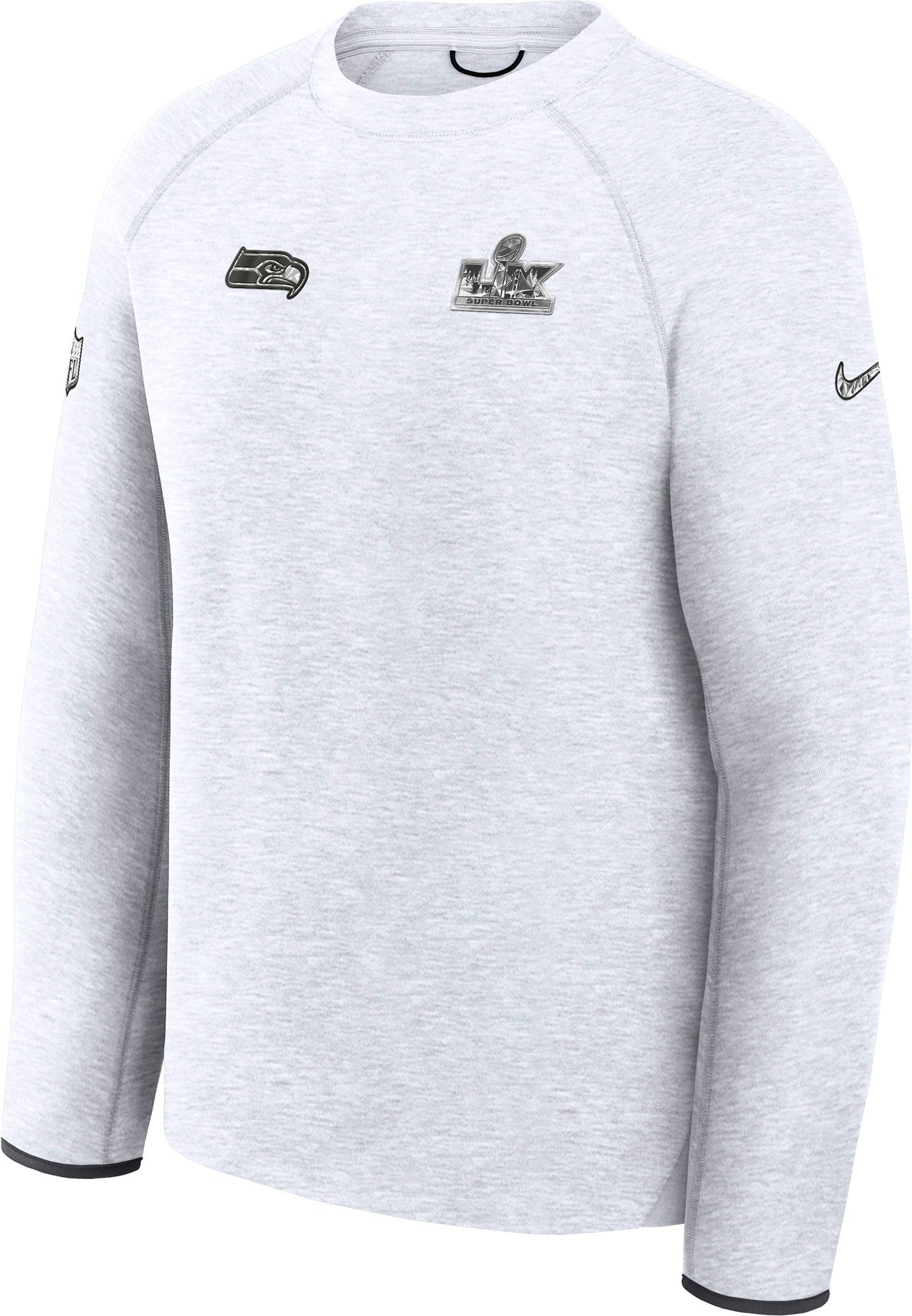 Nike Men's 2025-26 Super Bowl LX Bound Seattle Seahawks Media Tech Fleece Crewneck Sweatshirt product image