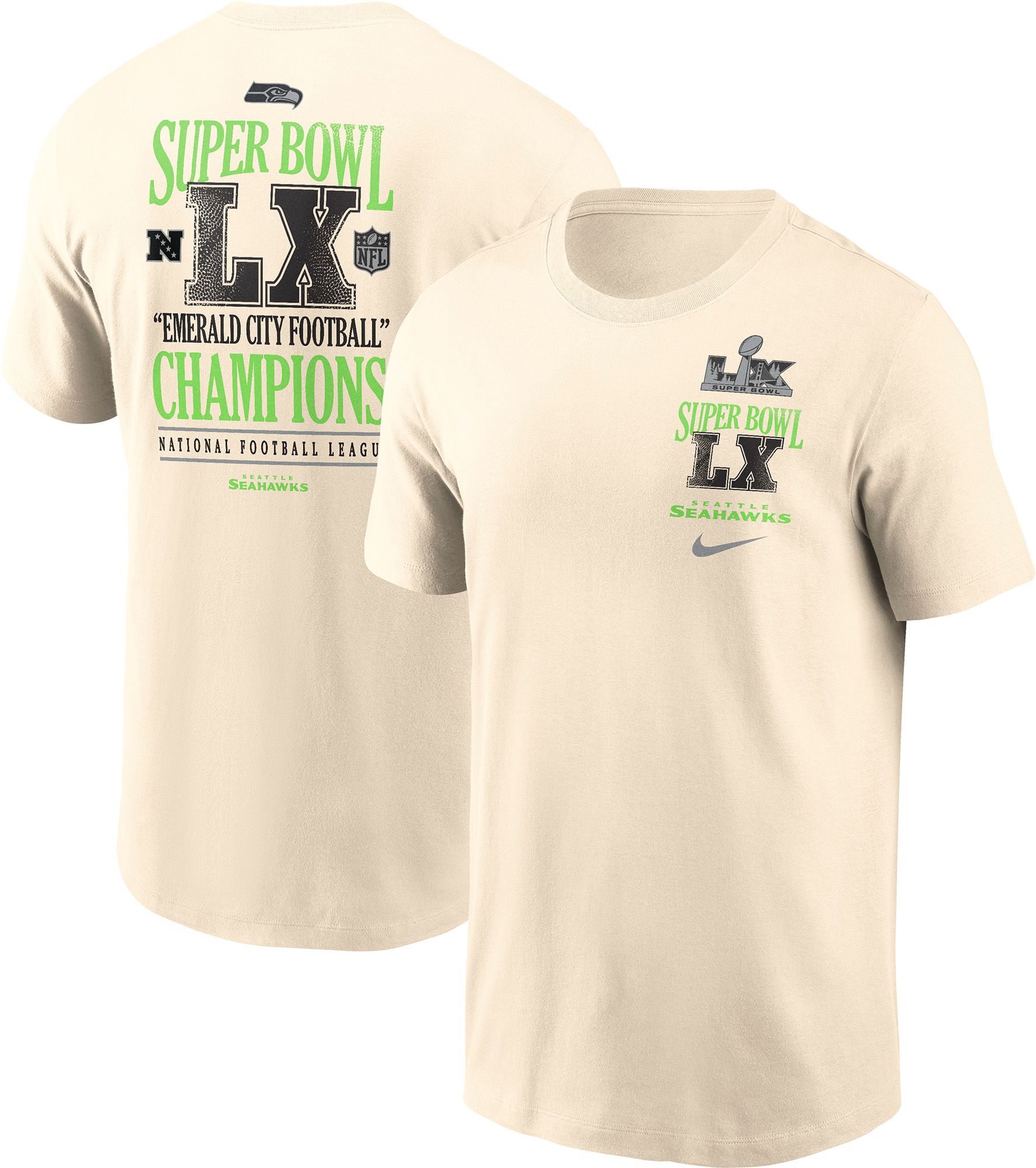 Nike Men's 2025-26 Super Bowl LX Champions Seattle Seahawks Longball T-Shirt product image