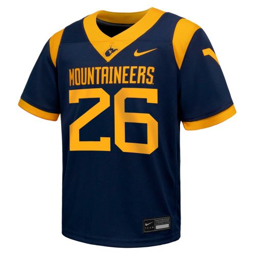 Nike Youth West Virginia Mountaineers Navy Home Football Jersey