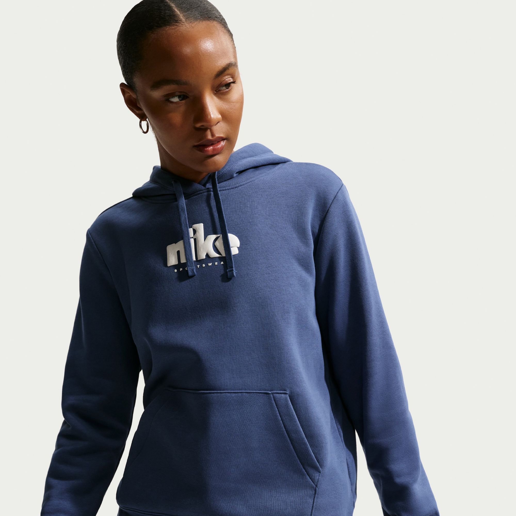 Nike Women's Sportswear Club Fleece Graphic Pullover Hoodie product image