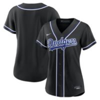 Nike Women's Los Angeles Dodgers Black Blank Carbon Jersey