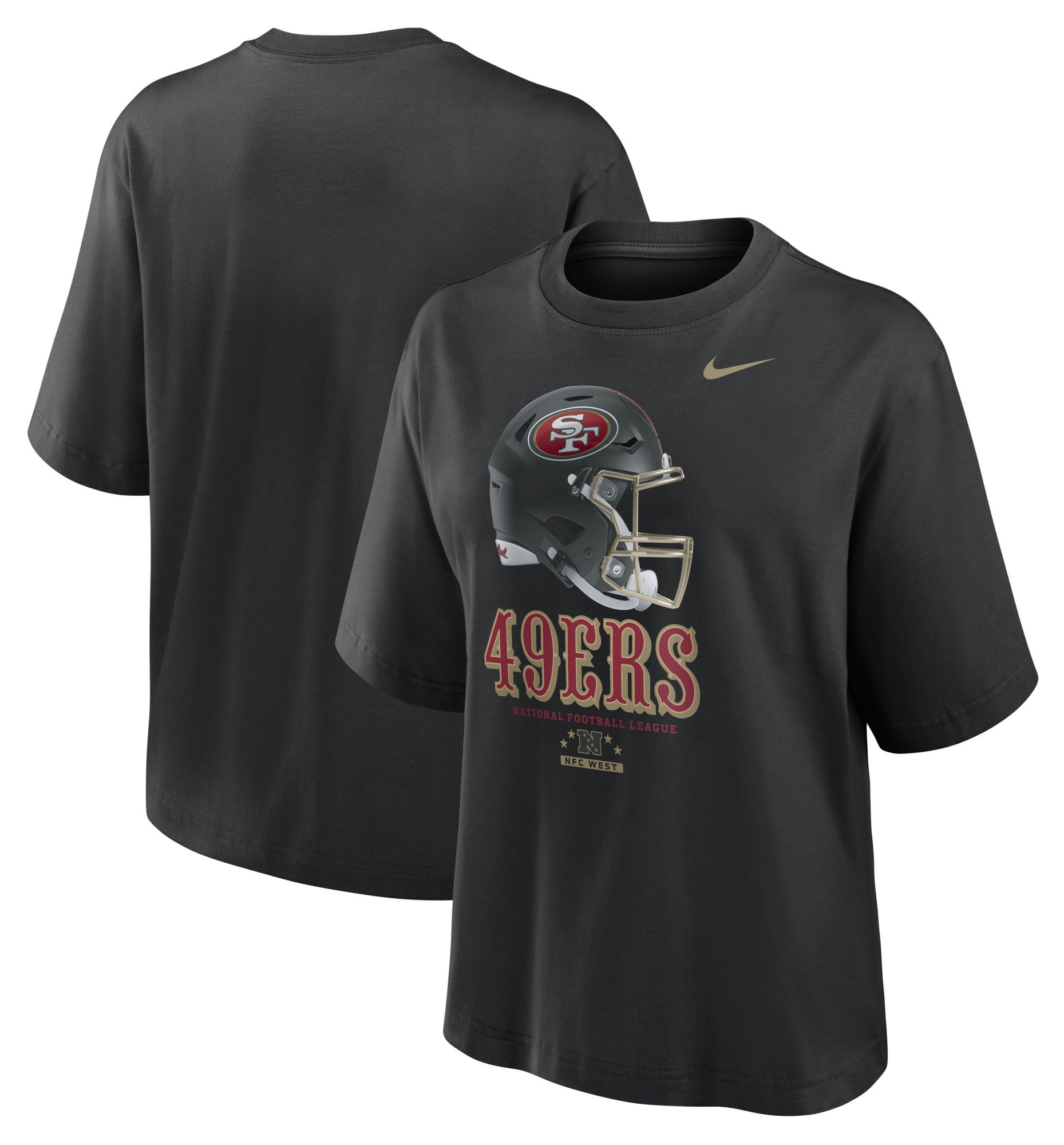 Nike Women's San Francisco 49ers NFL Rivalries Velocity Boxy T