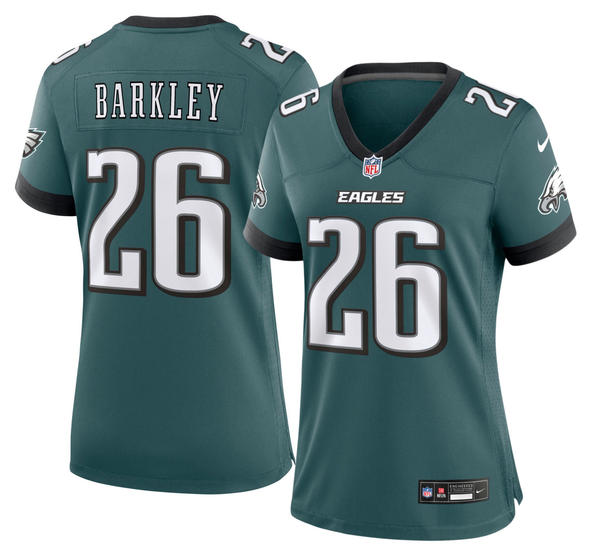 Nike Women's Philadelphia Eagles Saquon Barkley #26 Sport Teal