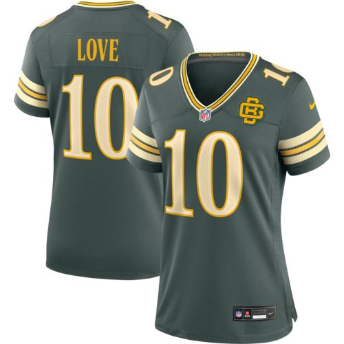 Nike Women's Green Bay Packers Jordan Love #10 Green Game Jersey