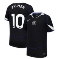 Nike Youth Chelsea FC Cole Palmer #10 Black Third Replica Jersey