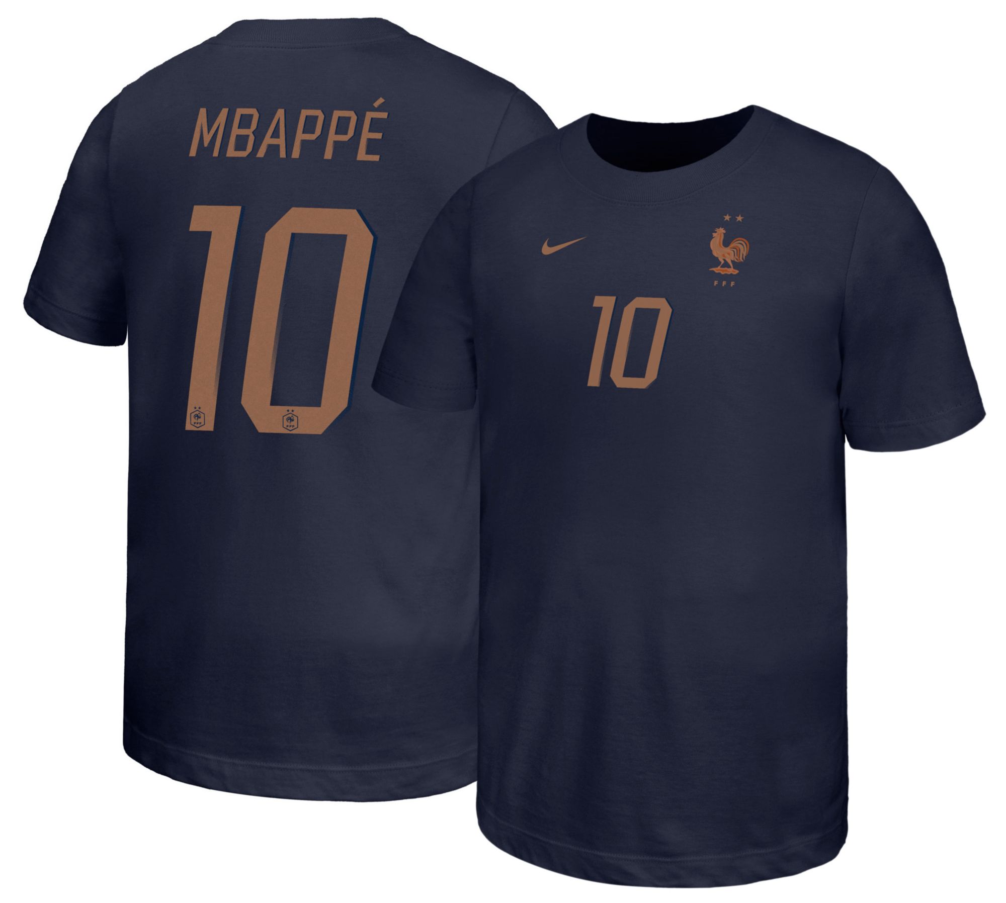 Nike Youth France Kylian Mbappe #10 Home T-Shirt | Dick's Sporting