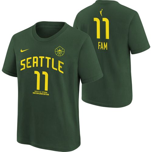Nike Youth Seattle Storm Green Flau'jae Johnson #4 T-Shirt