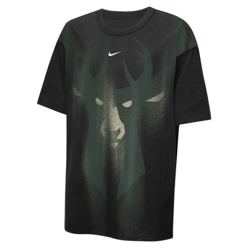 Nike Boys' Milwaukee Bucks Green Brayden Burries Icon Edition T