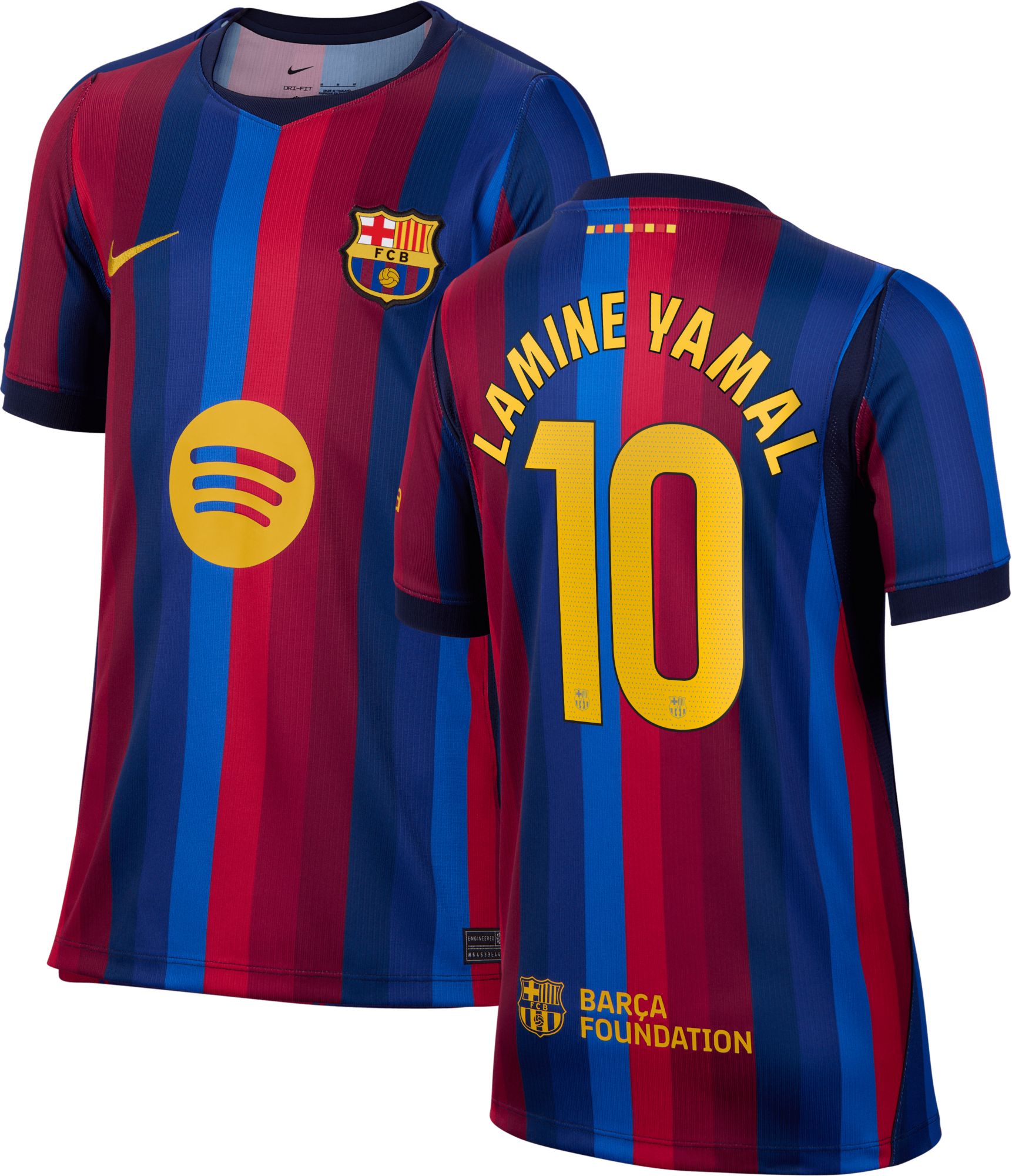 Nike FC Barcelona Lamine Yamal ユニフォーム Nike Youth FC Barcelona Lamine Yamal 2026 Home Replica Jersey