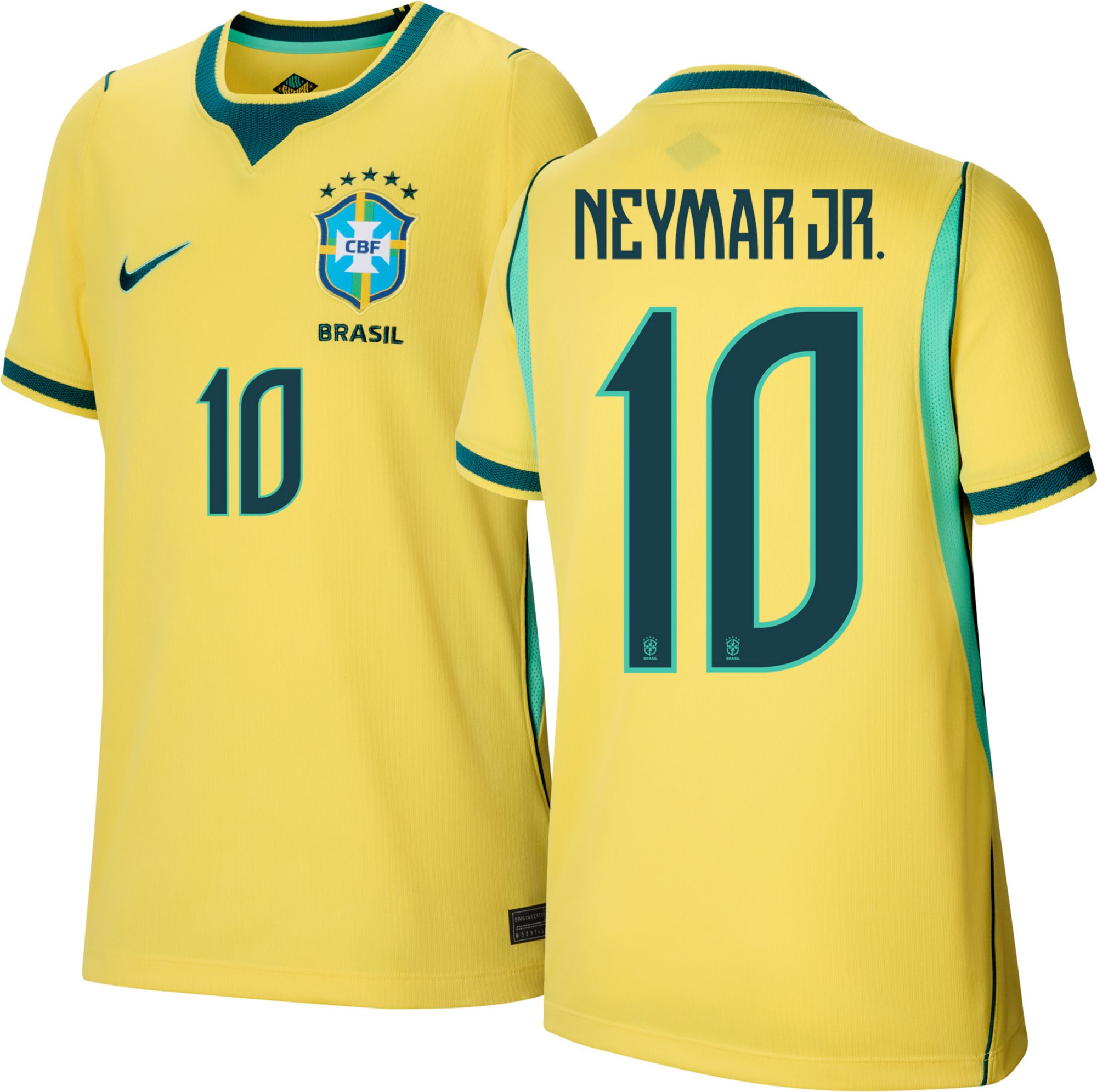 Nike Youth Brazil Neymar #10 2026 Home Replica Jersey | Dick's