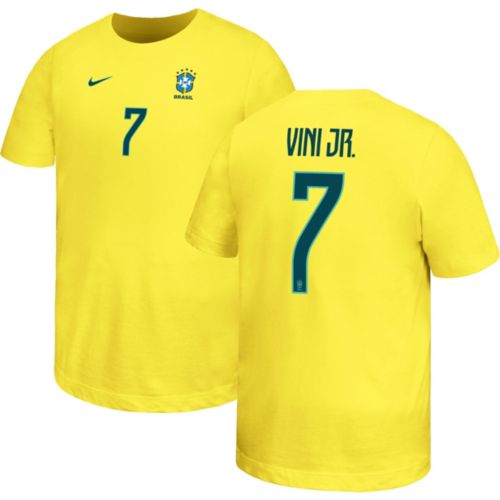 Nike Youth Brazil Vinicius Junior #7 2026 Home Replica Jersey