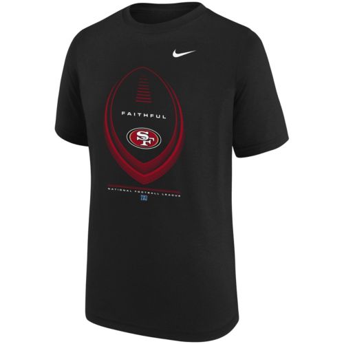Mitchell & Ness Youth San Francisco 49ers Black Triple Play Long