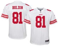 Nike Youth San Francisco 49ers Terrell Owens #81 White Road Game
