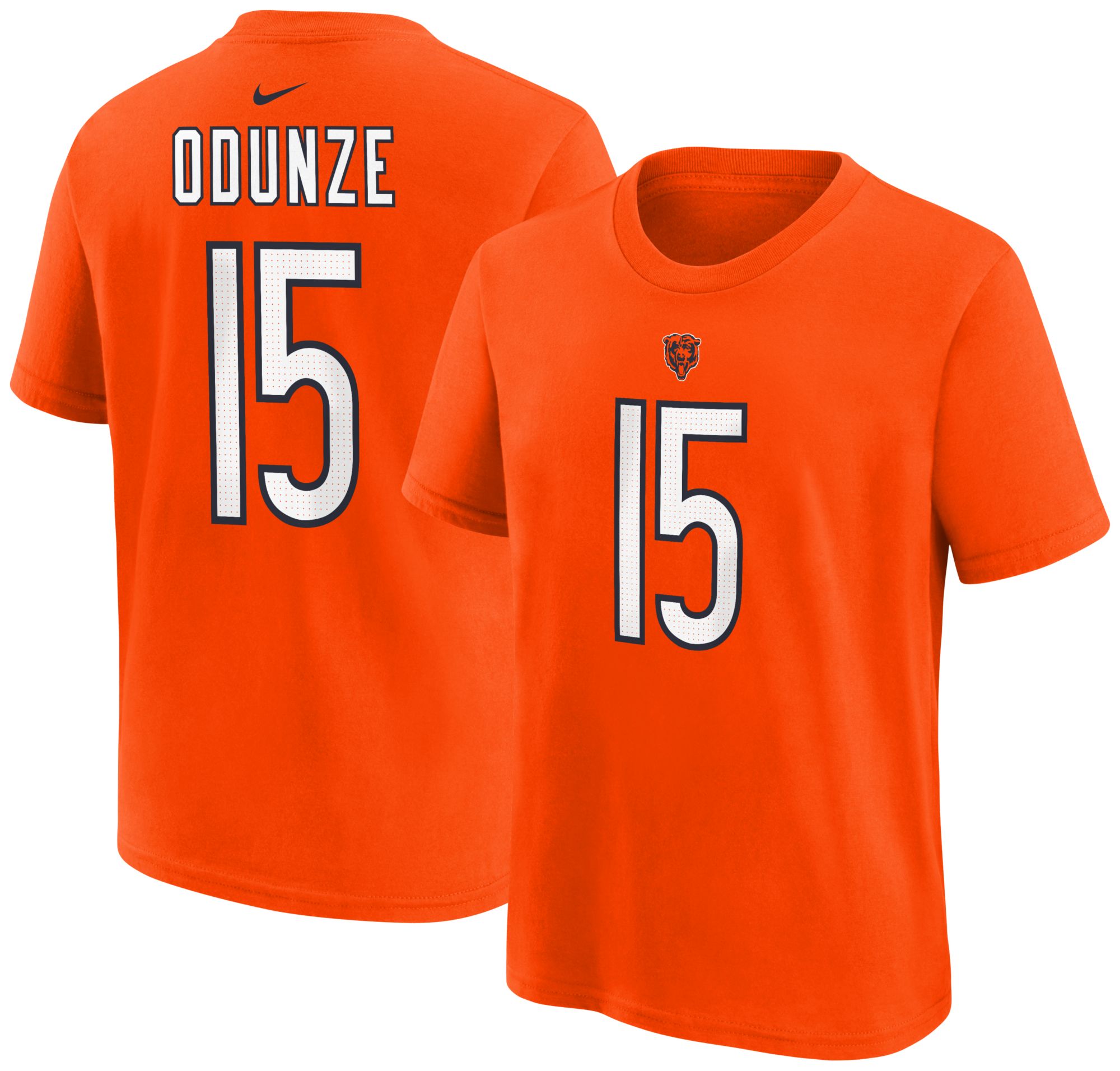 Nike Youth Chicago Bears Rome Odunze Orange T-Shirt | Dick's
