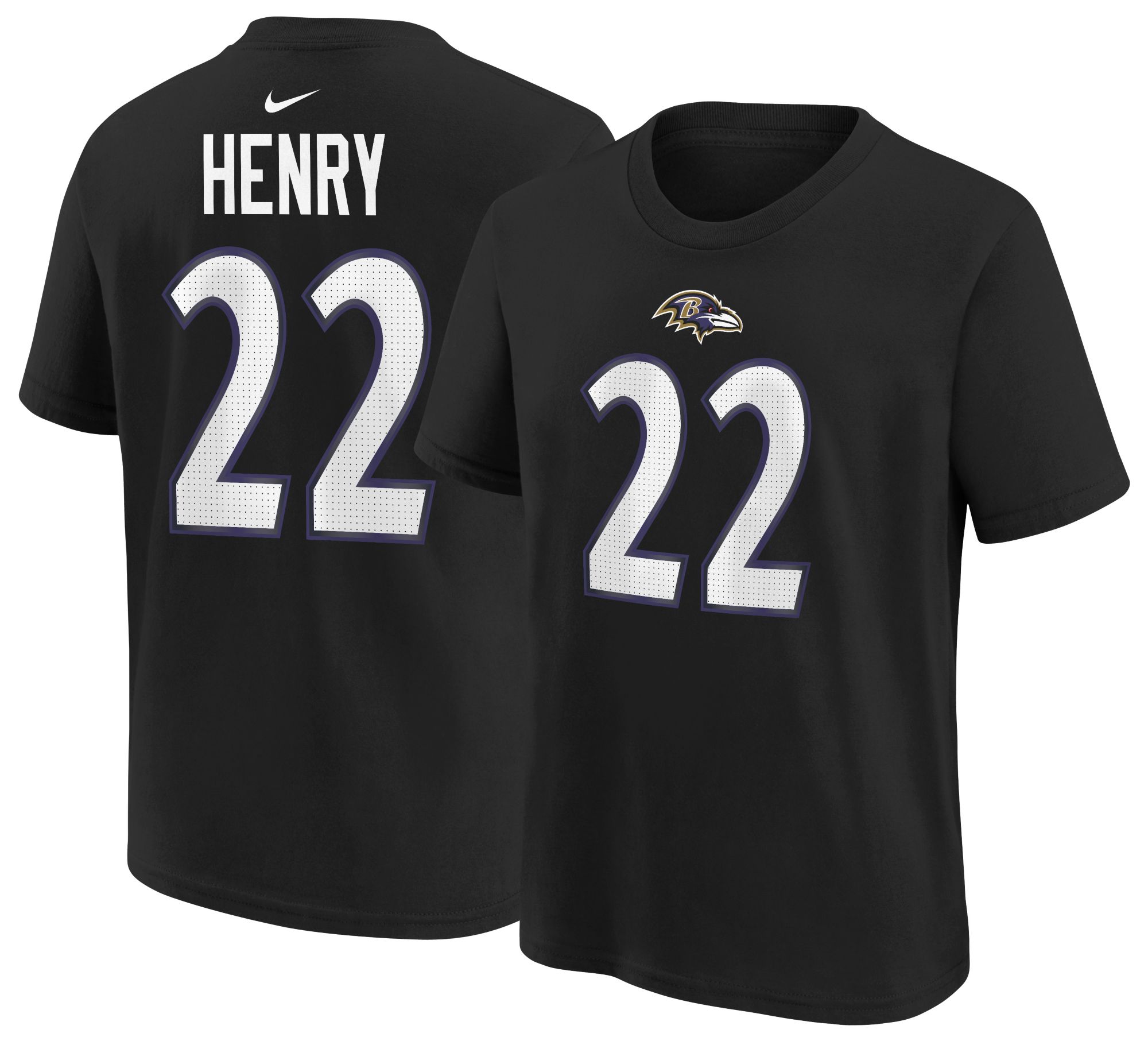 Nike Youth Baltimore Ravens Black T-Shirt | Dick's Sporting Goods