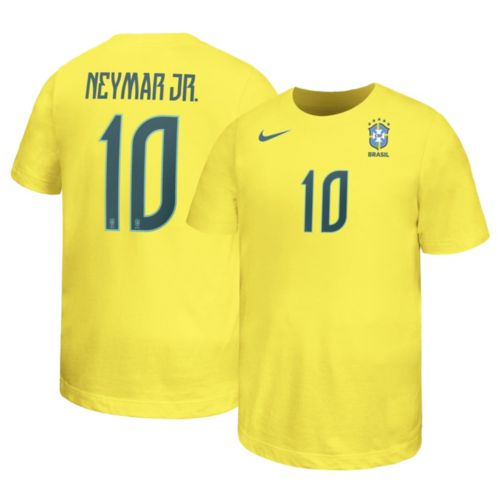 Jordan Youth Brazil Neymar Jr. #10 Away T-Shirt | Dick's Sporting