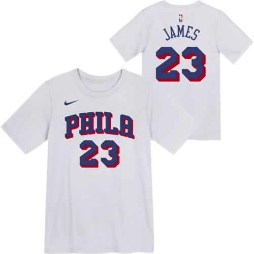 Nike Youth Philadelphia 76ers LeBron James Association T-Shirt
