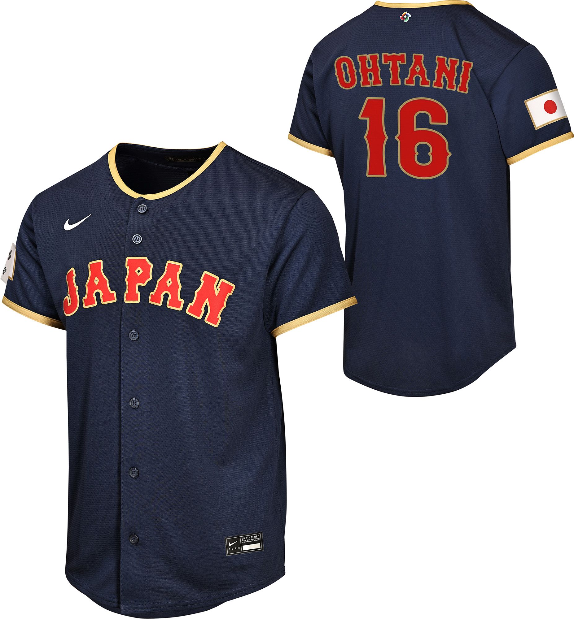 Nike Youth  World Baseball Classic 2026 Japan Shohei Ohtani #17 Limited Road Jersey product image