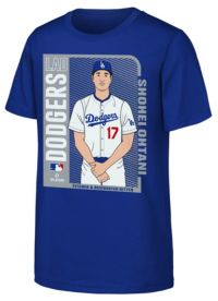 Nike Youth Los Angeles Dodgers Royal Shohei Ohtani #17 Player Card