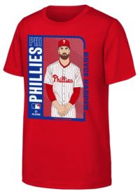 T-shirt rouge Nike pour enfant des Phillies de Philadelphie, Bryce Harper, avec nom et numéro, de Bryce Harper