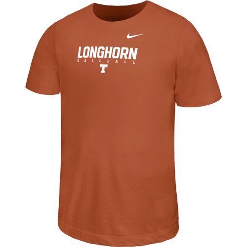 Nike Youth Texas Longhorns Orange Stacked Name Drop T-Shirt