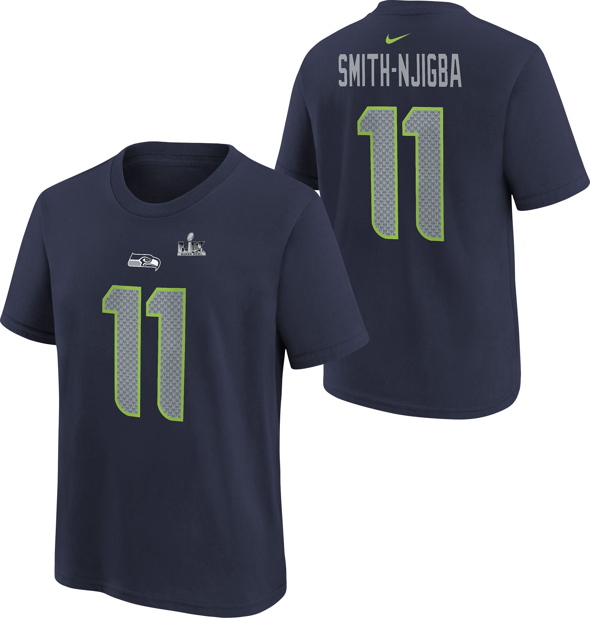 Nike Youth 2025-26 NFC Champions Seattle Seahawks Jaxson Smith-Njigba #11 T-Shirt product image