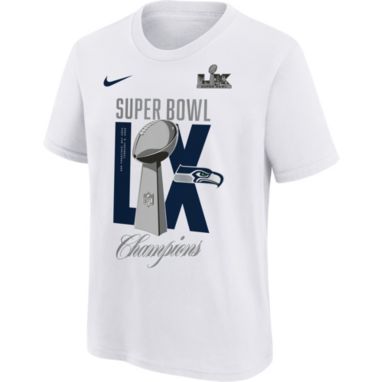 sorry, Nike Youth 2025-26 Super Bowl LX Champions Seattle Seahawks Chill Trophy T-Shirt is currently out of stock