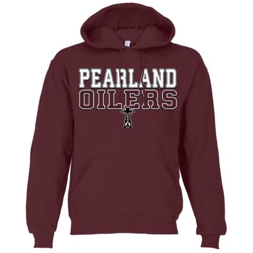 Ohiopyle Prints Adult Auburn High School Maroon Field Hooded