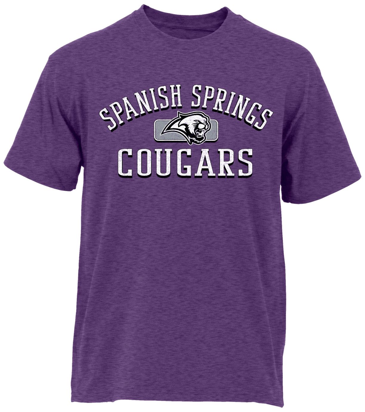 Ohiopyle Prints Adult Spanish Springs High School Heather Purple