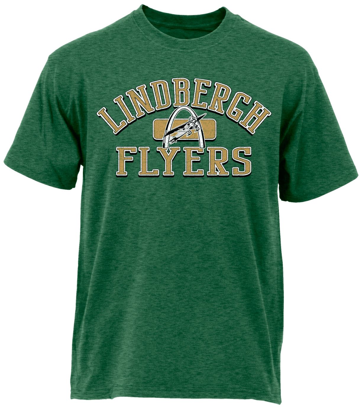 Ohiopyle Prints Adult Lindbergh High School Heather Forest Green