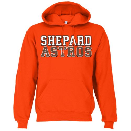 トップス treaturself oneshoulderpearl logosweat Ohiopyle Prints Adult Mauldin High School Orange Field Hooded