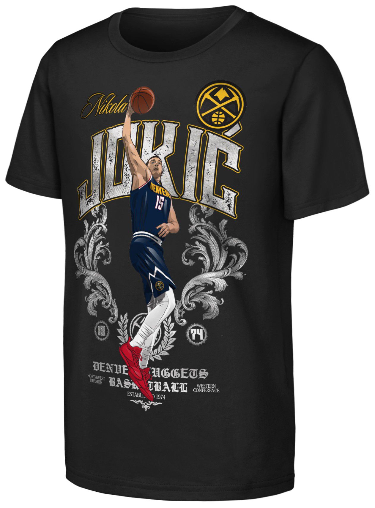 NBA Boys' Denver Nuggets Nikola Jokic T-Shirt | Dick's Sporting Goods
