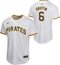 MLB Team Apparel Youth Pittsburgh Pirates Konnor Griffin #6 White