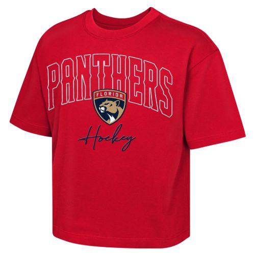 NHL Team Apparel Boys' Florida Panthers Red Brady Tkachuk #8 T