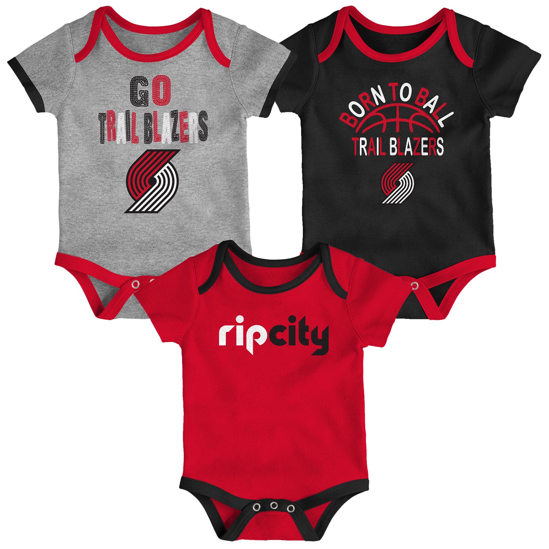 NBA Infant Portland Trail Blazers 3-Piece Creeper Set | Dick's
