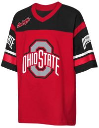 NCAA Little Kids' Ohio State Buckeyes Red Chop Block Jersey | Dick's ...