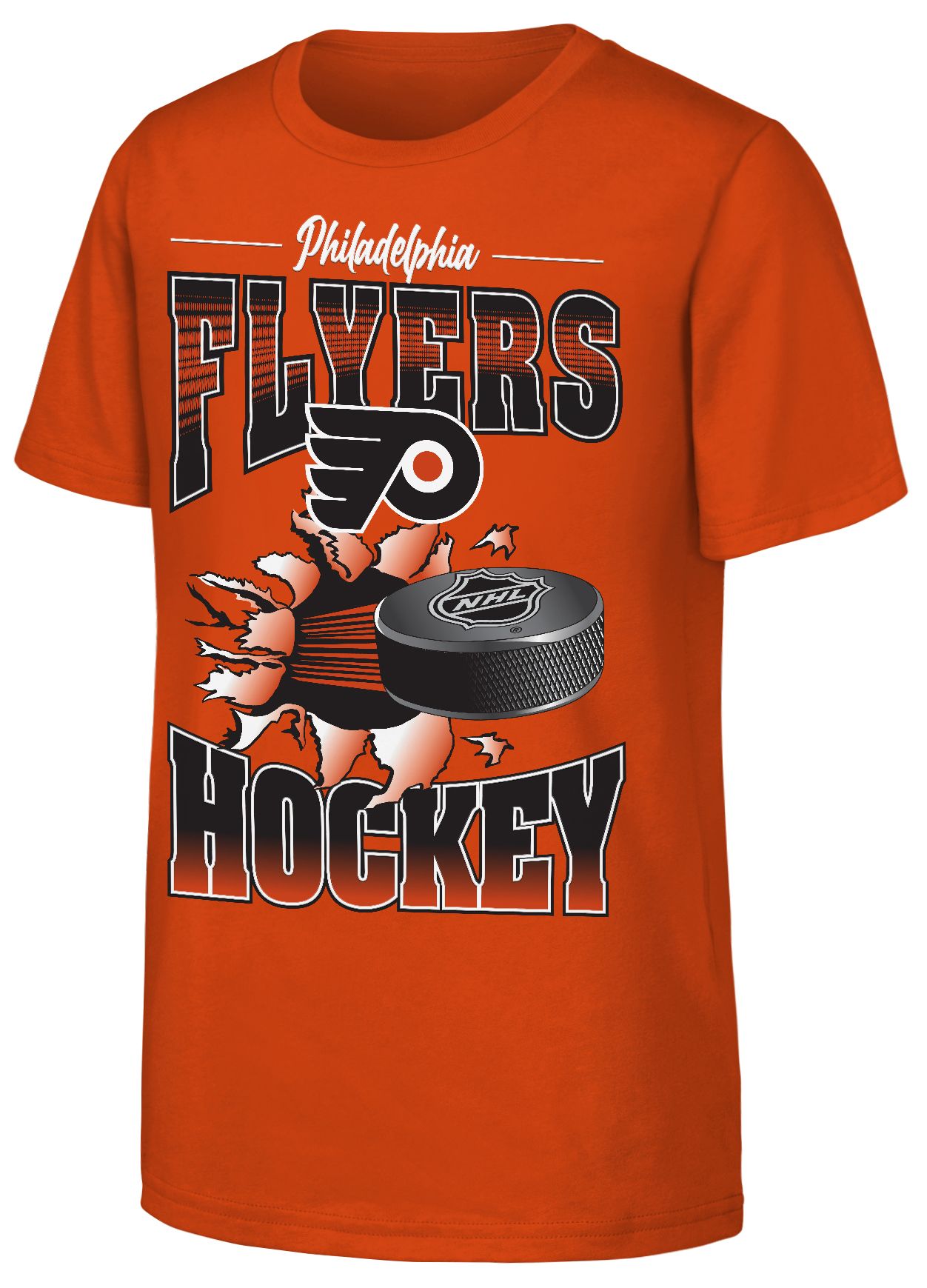 NHL Youth Philadelphia Flyers Brilliant Orange Breakout 2.0 T