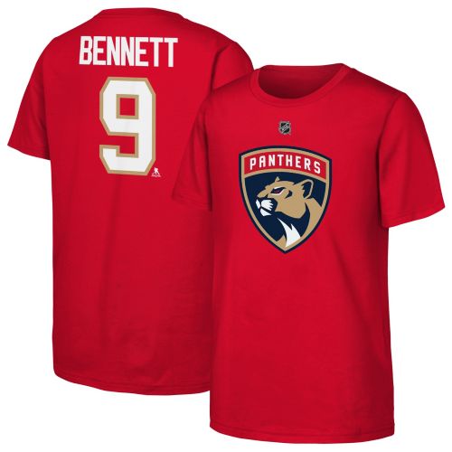 NHL Team Apparel Boys' Florida Panthers Red Brady Tkachuk #8 T